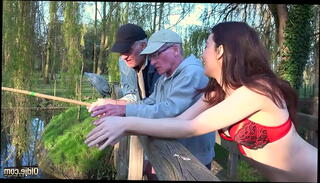 Video 471142455: old man gangbang, mmf, old dick, beautiful dick