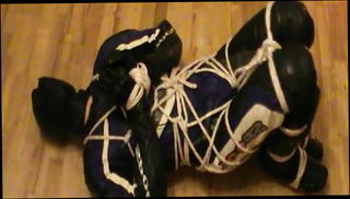 Video 1544155301: bondage slave domination, master dominate slave, gay domination slave, bondage slave training, hogtied slave, leather master slave, slaves big cock, slave couple, gay leather biker, hungarian couple