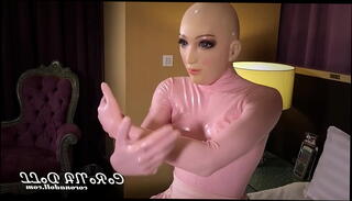 Video 474898135: latex catsuit bondage, latex catsuit mask, latex self bondage, latex nylon, latex doll, latex female mask