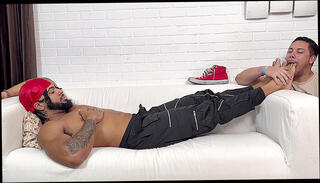 Video 1608152714: foot worship, daddy fetish, gay fetish, worship beautiful, feet, sniff lick, licking tasting