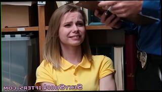 Watch the video about Shoplifting teen sprayed