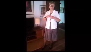 Watch the video about Mature wife gives a show