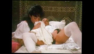 Video 743868501: retro lesbian, vintage lesbian, lesbian straight, retro brunette, two lovely ladies, black haired lady, nice lady