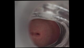 Watch the video about Cummings inside masturbator