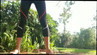 Video 1006743665: pee watersports, peeing urinal, shemale pee, yoga pants pee