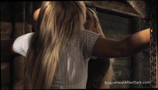 Video 383116301: chained lesbian slave, lesbian slave humiliation, bdsm bondage slave, lesbian slaves tied, slave caught, schoolgirl slave, caught straight, caught hd, two young beautiful women, woman experience