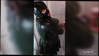 Video 954183703: latex solo, latex fetish, latex amateur, amateur solo female, latex shower