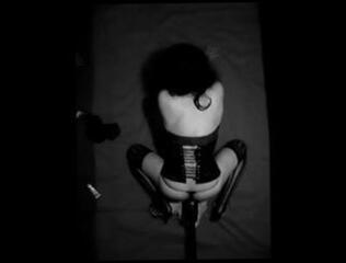 Video 97547701: crossdresser rides bbc, rides bbc toy, gay crossdresser, man crossdresser