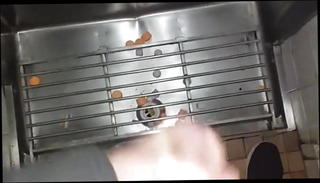 Video 1219290101: public cum gay, public bathroom cum