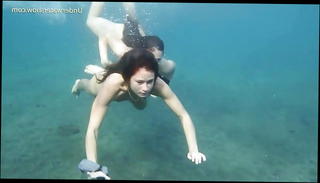 Watch the video about Underwater deep sea adventures naked