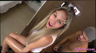 Video 93491904: blonde shemale bareback, teen bareback, sucking huge shemale cock, cock sucking anal pounding, sucking shemale hard cock, posing cock sucking