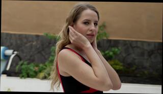 Video 1622817744: solo milf babe, milf solo female, solo babe lingerie, thigh riding, pussy thigh, skirt thigh, red thigh, ride exposing, bare ride