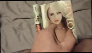 Video 157673101: emma stone, gay man cum