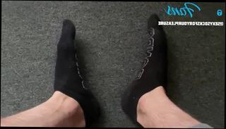 Video 1579599483: fetish feet socks, male feet fetish, feet solo, amateur solo male, black solo amateur, 60fps amateur