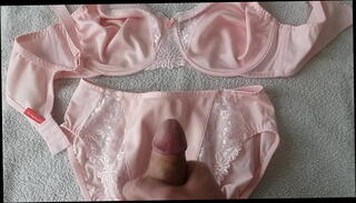 Video 1594321025: pink panty cum, masturbating panties, lingerie masturbating