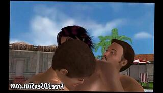 Video 125121905: 3d cartoon animated, 3d cartoon ebony, 3d double, 3d interracial, 3d ebony babe, two 3d babes, babe double teamed, double team guy, 3d group