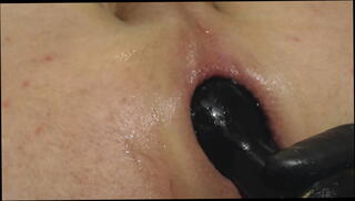 Video 326135545: anal gaping butt plug, plug gaping ass, gay butt plug, black butt plug, round ass gaping