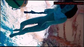Watch the video about Perfect shaved teen in the pool
