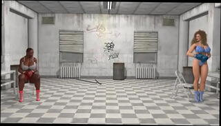 Video 1251725325: interracial catfight, women catfight, sexy catfight, big boobs interracial