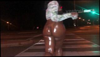 Watch the video about Night time nude walk