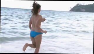 Video 140028135: tits bouncing boobs, boobs topless, topless beach