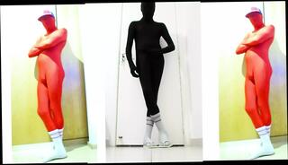 Video 1603270511: fetish gay solo, amateur gay bondage, amateur solo hd, nylon fantasy, uniform bondage, brazilian bondage, latino solo, masturbating wearing black, home masturbation