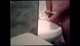 Video 82154305: solo boy, amateur solo, bathroom masterbation