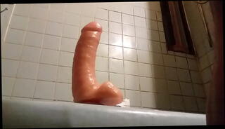 Video 879830985: anal dildo gay, riding dildo close, bathroom dildo