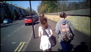 Watch the video about 276 commando nylon short shorts soft cock noticed