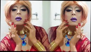 Video 400308904: solo shemale masturbating, sexy sissy, shemale lingerie solo, sissy smoking