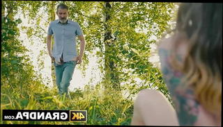 Video 804881801: rides big cock swallows, babe rides big cock, babe rides older, riding big cock outdoors, riding old big cock, innocent babe, riding big young cock, babe outdoor sex, swallowing straight, older man sex