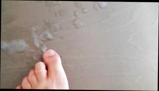 Video 1225147501: gay cum feet, gay male feet, feet stepping, toes, cum soles