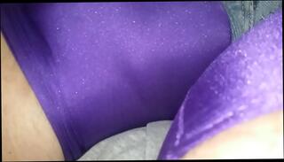 Video 951130945: bulge tease, spandex tease