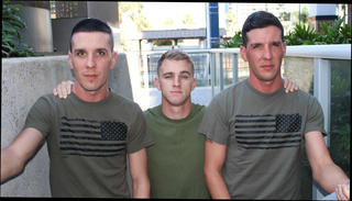 Video 510229504: gay threesome bareback sex, gay bareback hunk, big twins, big dick alone, military porn, team cock, one big dick, super cock