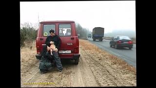 Watch the video about Real fuck on big public street