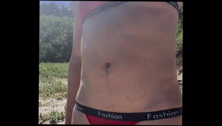 Video 1603345105: flasher, dick beach, dick outdoors, small dick