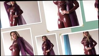 Video 304786201: latex model, latex tits, models straight, model posing, fake modelling, latex hd