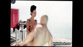 Watch the video about Aris Dark is a sexy pole dancing stripper who goes