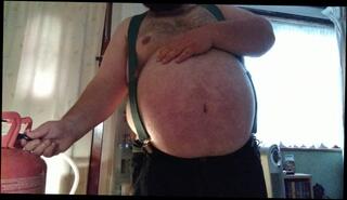 Video 1024150003: solo gay amateur, gay bear solo, solo gay male, male belly inflation, fat inflation