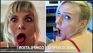 Watch the video about Milf Anal Surprise Compilation with Cumshots