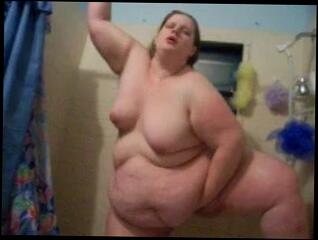 Video 101104301: bbw shower, straight shower