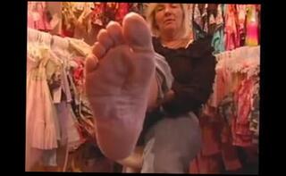 Video 339305701: foot fetish soles feet, mature feet fetish, lady feet, feet straight