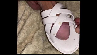 Video 1313320285: cock flip flop, flip flop fucking, masturbates fucks big cock, shoes cock, sexy play