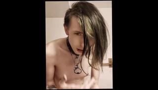 Video 1617877943: solo amateur trans, tits amateur solo, cute amateur solo, small tits solo, shower solo, femme trans