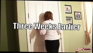 Watch the video about When pounding the blonde white milf from behind he ensures his BBC cums inside her