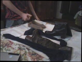 Video 37904801: nylon stockings, gay stockings, gay boots, man gay