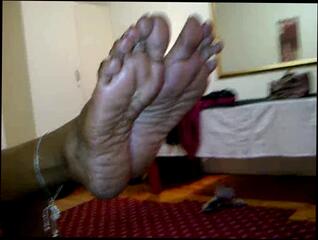 Video 27275004: lady foot, foot fuck, indian foot job, fuck older lady