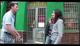 Watch the video about Angel sucks stranger's 10-pounder