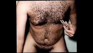 Video 1214022215: hairy nipples, hairy gay bear, hairy sub, daddy nipple, nipple play