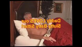 Watch the video about Daddy eats BabySitters CREAM PIE